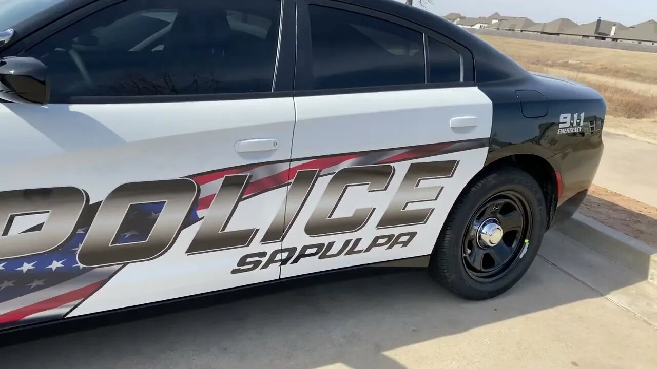 Tulsa Auto Wraps | White Glove Auto | Sapulpa Police Car