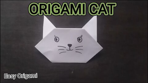 Origami cat