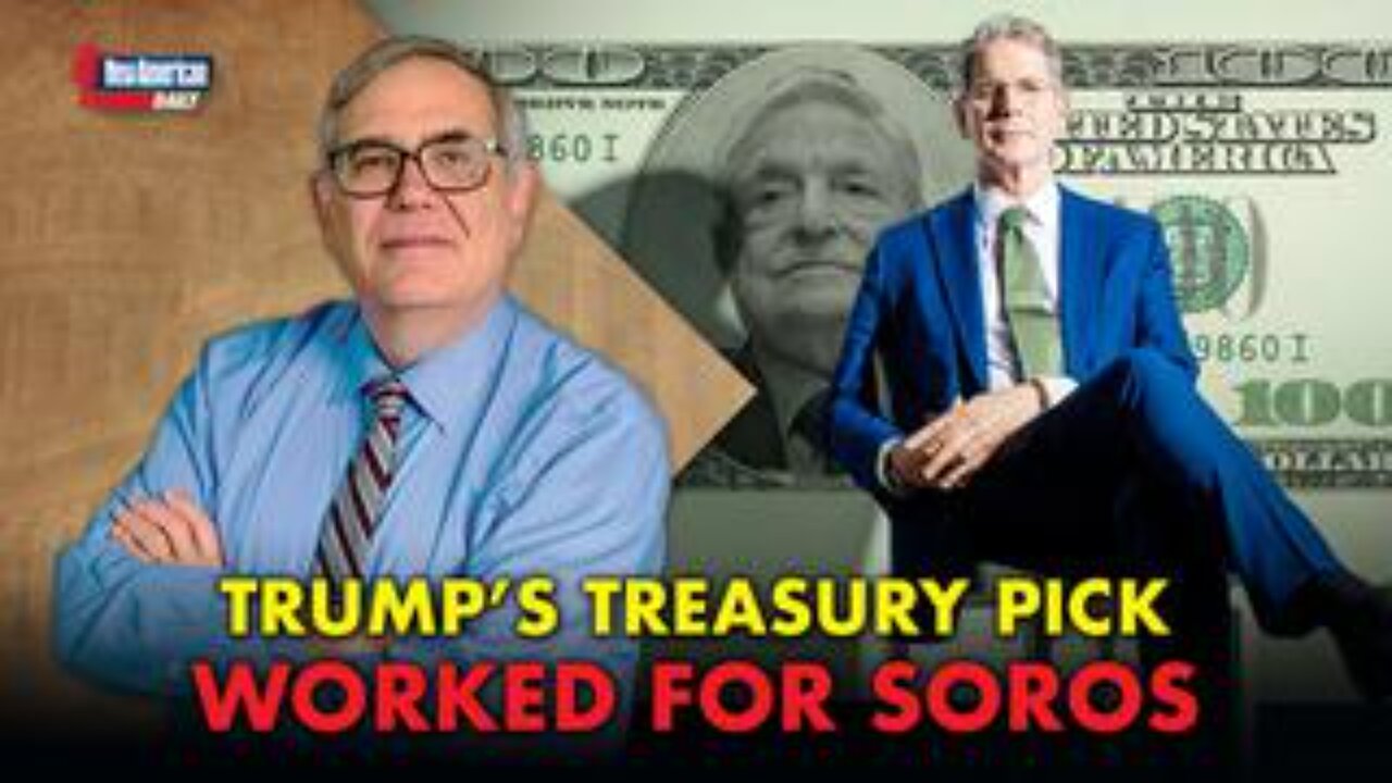 Trump Taps Soros’ Former Soros Money Manager For Treasury Secretary