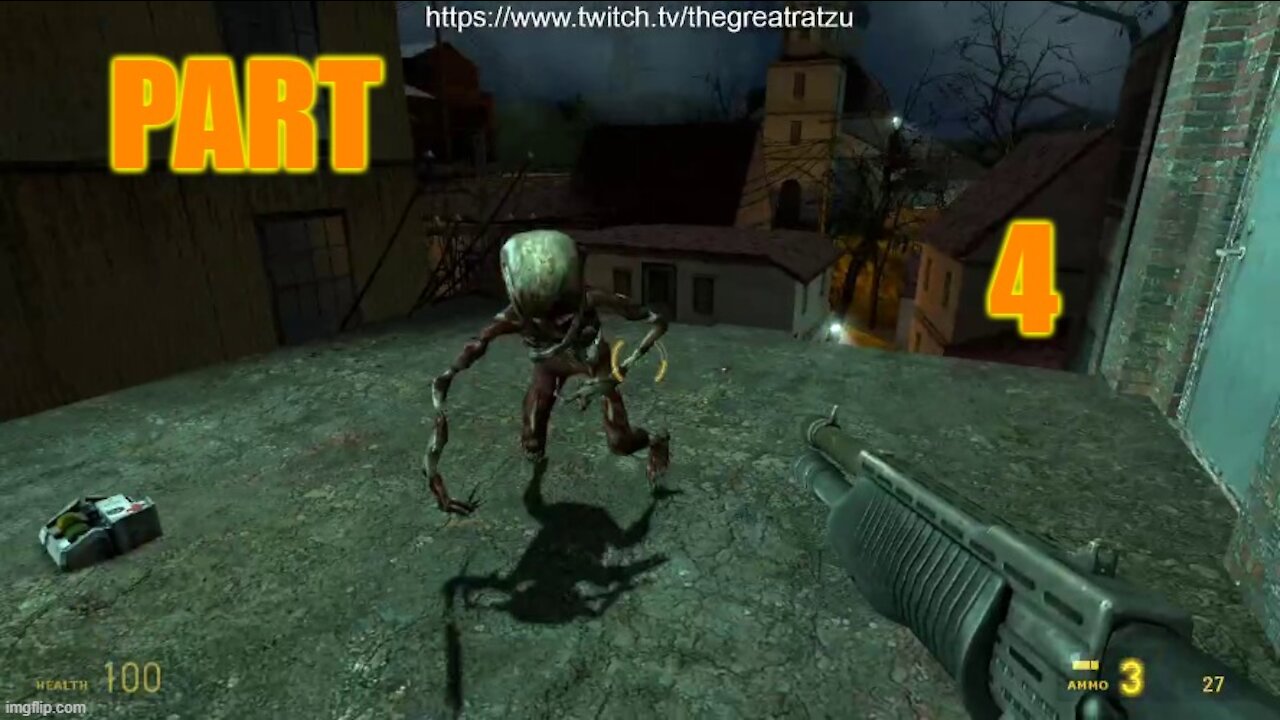 Chatzu Plays Half-Life 2 Part 4 - Shotgun Shenanigans