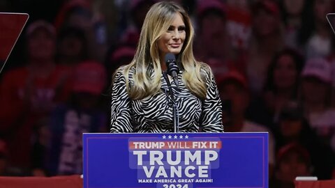Melania Trump makes surprise appearance at Madison Square Garden rally (October 27, 2024)