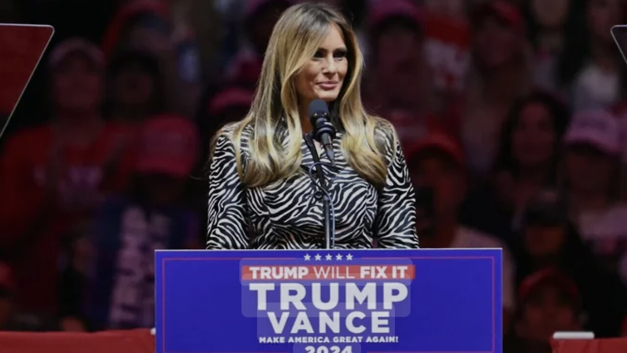 Melania Trump makes surprise appearance at Madison Square Garden rally (October 27, 2024)