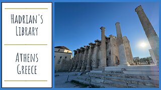 Hadrian's Library - Built in 132 AD - Athens Greece 2024