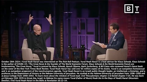 Yuval Noah Harari | "The Book (The Bible) Didn't Just Come from Heaven In It's Complete Form. A Text Which Claimed to Be Written By St. Paul, But Many Scholars Believe That It Wasn't Written By St. Paul (1st Timothy).