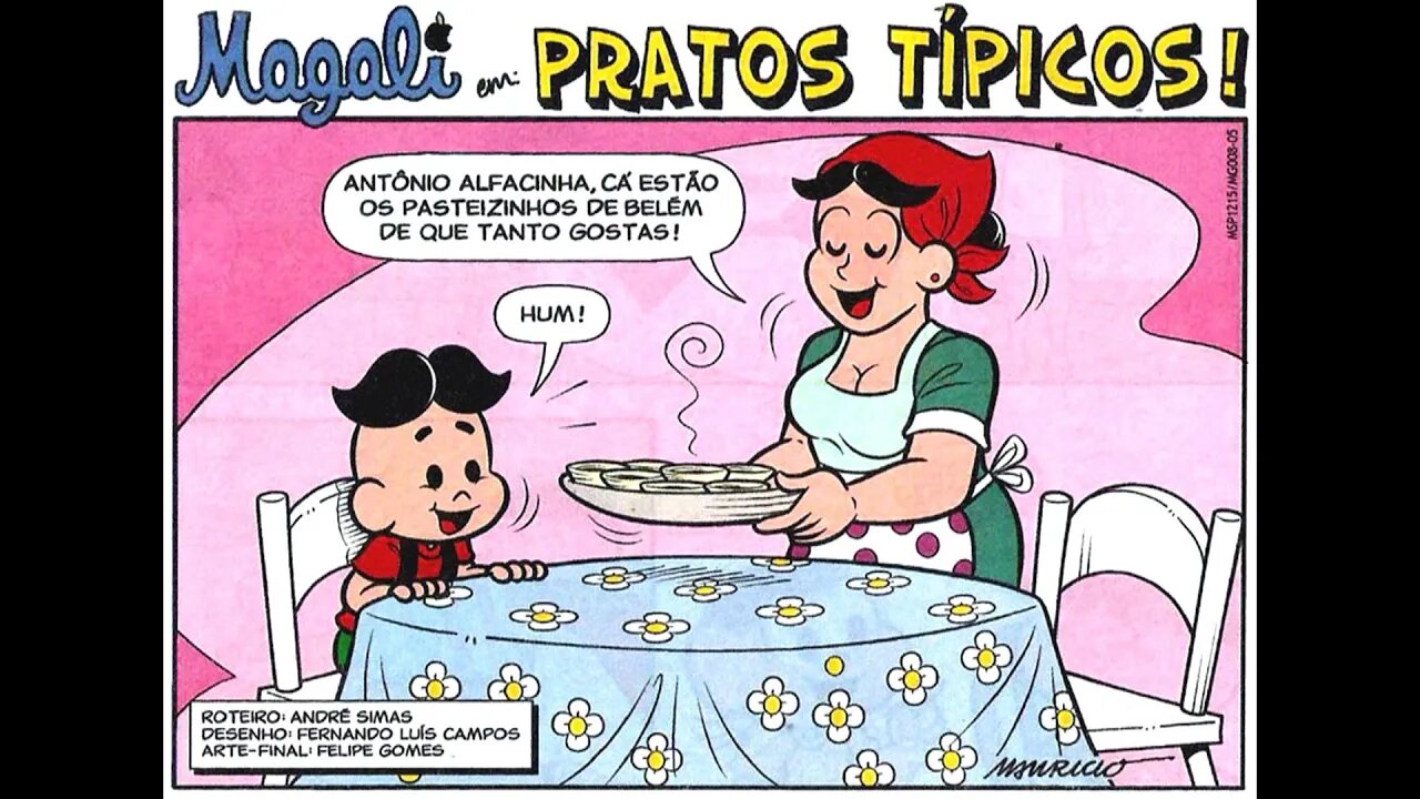 Magali em-Pratos típicos | Gibis do Rapha 2