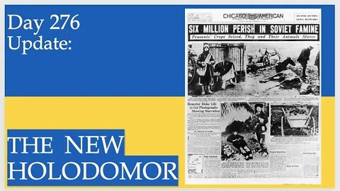 ANOTHER HOLODOMOR? What happened on day 276 Ukraine War news