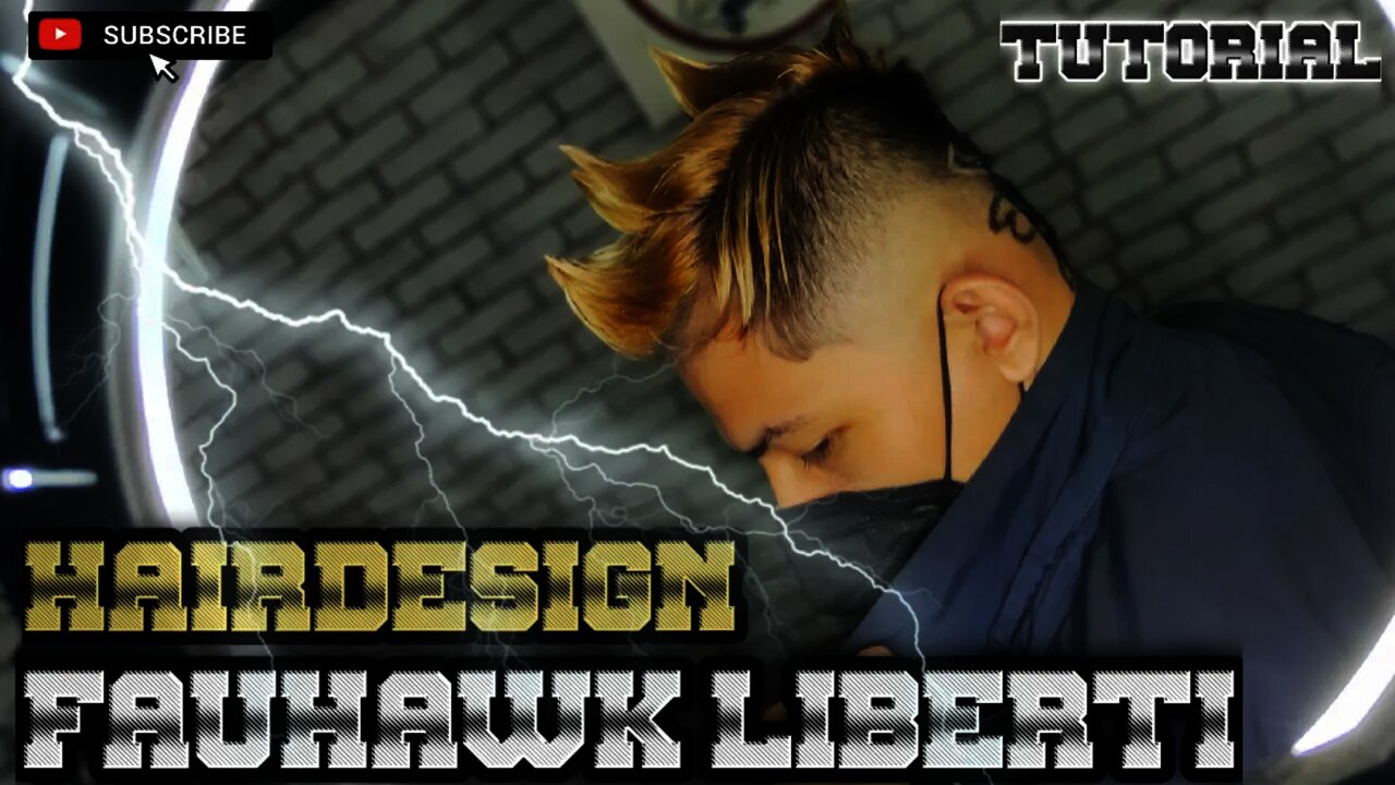 HAIRDESIGN FAUHAWK LIBERTI gaya rambut extrem 2021. tutorial #barber #barbershop #hairdesign