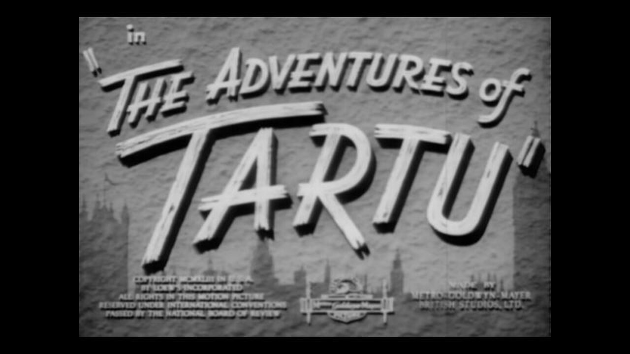 The Adventures of Tartu: (1943) B&W WWII British Spy Thriller starring Robert Donat