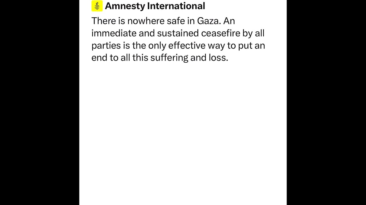 Dear Amnesty International - I think you're forgetting a few details...