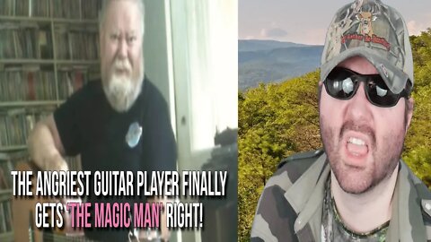 The Angriest Guitar Player Finally Gets 'The Magic Man' Right! (The Treeman) REACTION!!! (BBT)