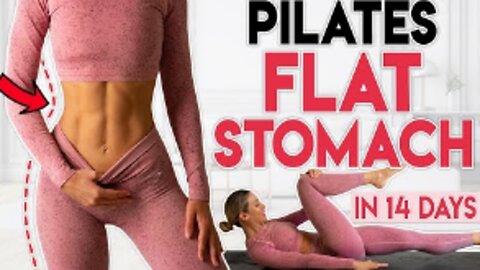 PILATES FLAT STOMACH in 14 Days 🔥 Belly Fat Burn | 5 min Workout