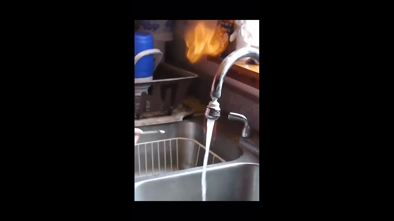 Methane from Fracking in Water