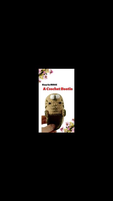 How to Crochet An Animal Shoes #shorts