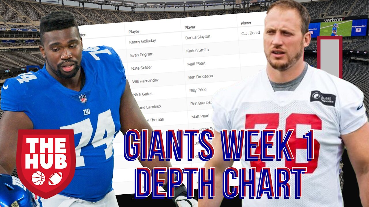 New York Giants list Nate Solder as starting RT | Week 1 Depth Chart