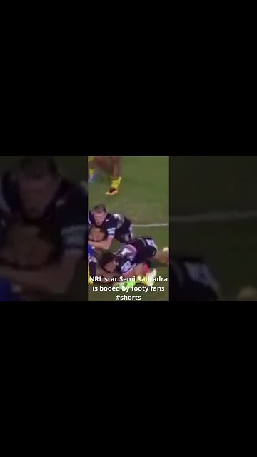 NRL star Semi Radradra is booed by footy fans #shorts