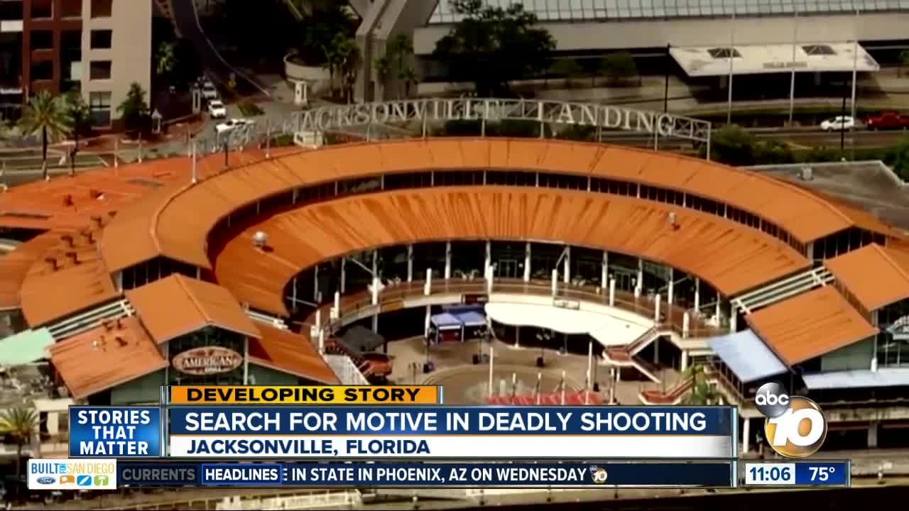 Search for motive in Jacksonville shooting