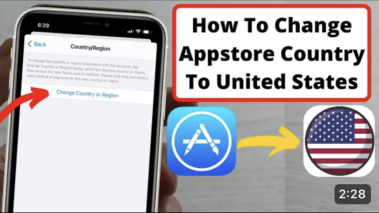 How to change App Store Country or Region to United States || Shivam5228