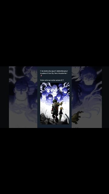 Il ne reste plus que 5 épisodes pour la saison 6 de My Hero Academia ! 🦸