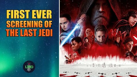 Footage of the first screening of STAR WARS: THE LAST JEDI