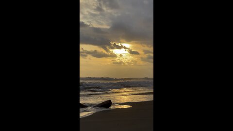 Atardecer en el mar