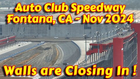NASCAR Auto Club Speedway DEMOLITION Update November 2024|| #NASCAR # Championship||Ac Adapter Inc