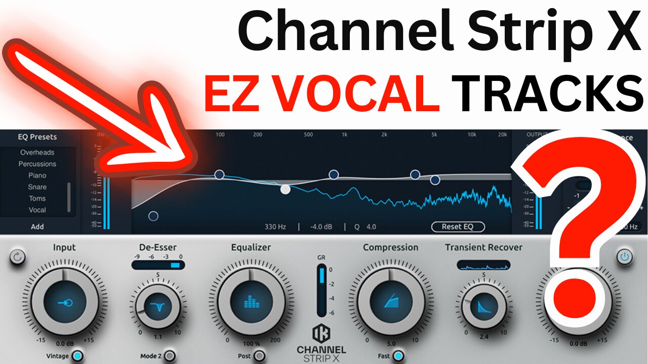 Channel Strip X on VOCAL TRACKS T-RackS 6