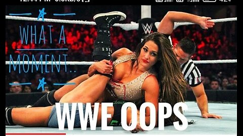 WWE oops moment | WWE funny video | wwe girls #WWE #smackdown #funny
