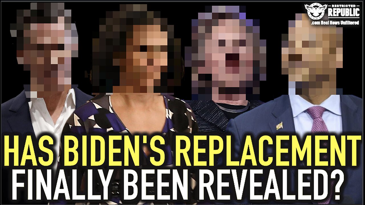 Has Biden’s Replacement Just Been Revealed? HINT! It’s NOT Who You Think!