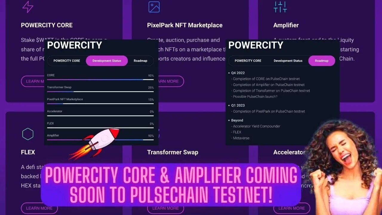 PowerCity Core & Amplifier Coming Soon To Pulsechain Testnet!