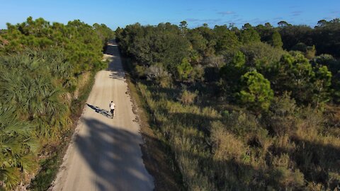 Theatrical morning ride @St Sebastian River Preserve Florida