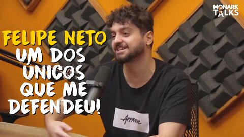 MONARK FALA SOBRE SUA DEFESA POR FELIPE NETO