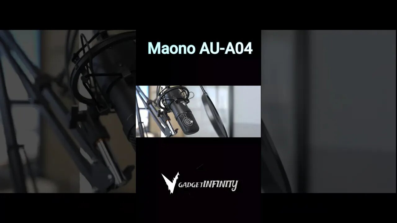 Maono AU-A04 Condenser Microphone Kit (Black)