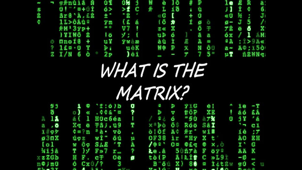 WHAT IS THE MATRIX?