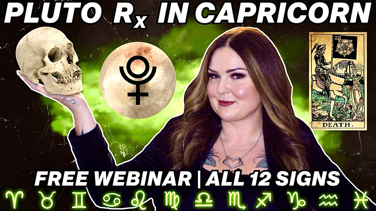 Pluto Retrograde in Capricorn FREE Webinar | All 12 Signs