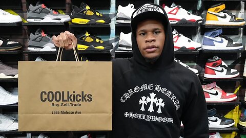 Devin Haney Goes Shopping For Sneakers At CoolKicks 