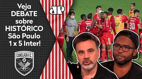 "5 a 1? O que o Inter fez com o São Paulo foi UM MARCO!" Veja DEBATE!