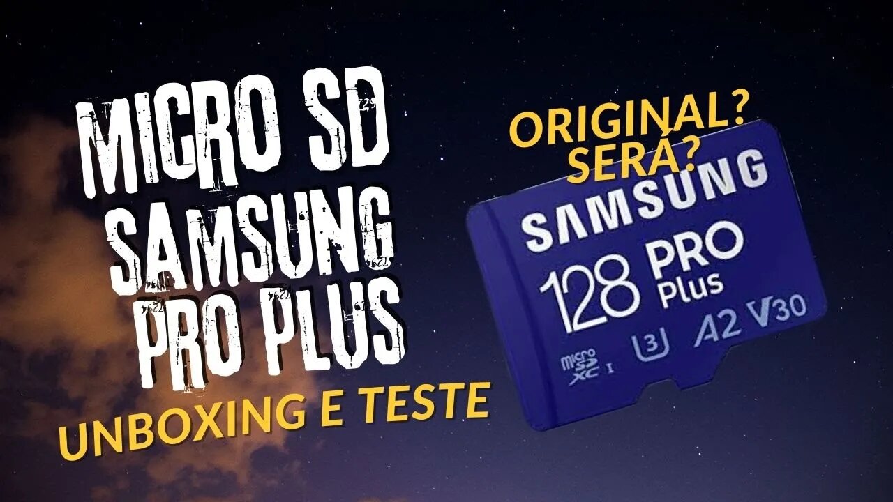 Cartões Micro SD Samsung Pro Plus 128GB: Muito Baratos e Rápidos! Pode usar ao invés do WD Purple