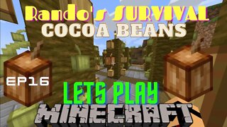 Rando's Minecraft survival LP EP 16 COCOA BEANS