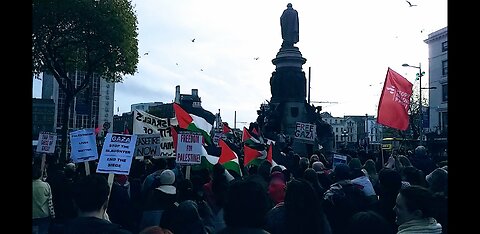 Irish Palestinian Solidarity March, O'Connell St. Dublin 18/11/23