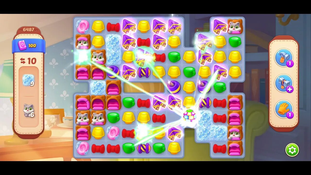 Playrix Homescapes Gameplay Walkthrough Level 6487