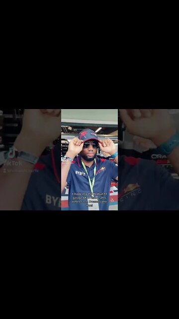 I made it to the RedBull F1 Garage On Time