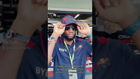 I made it to the RedBull F1 Garage On Time