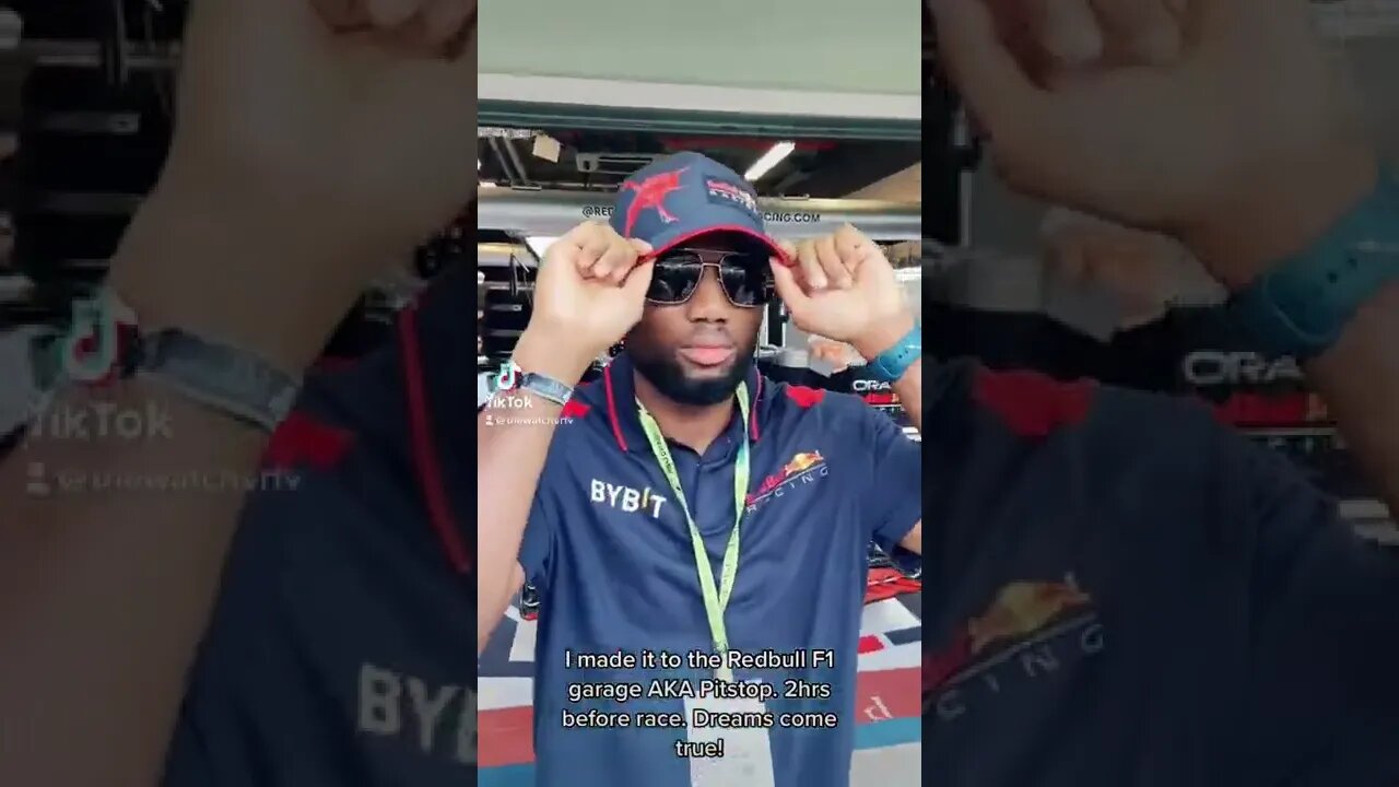 I made it to the RedBull F1 Garage On Time