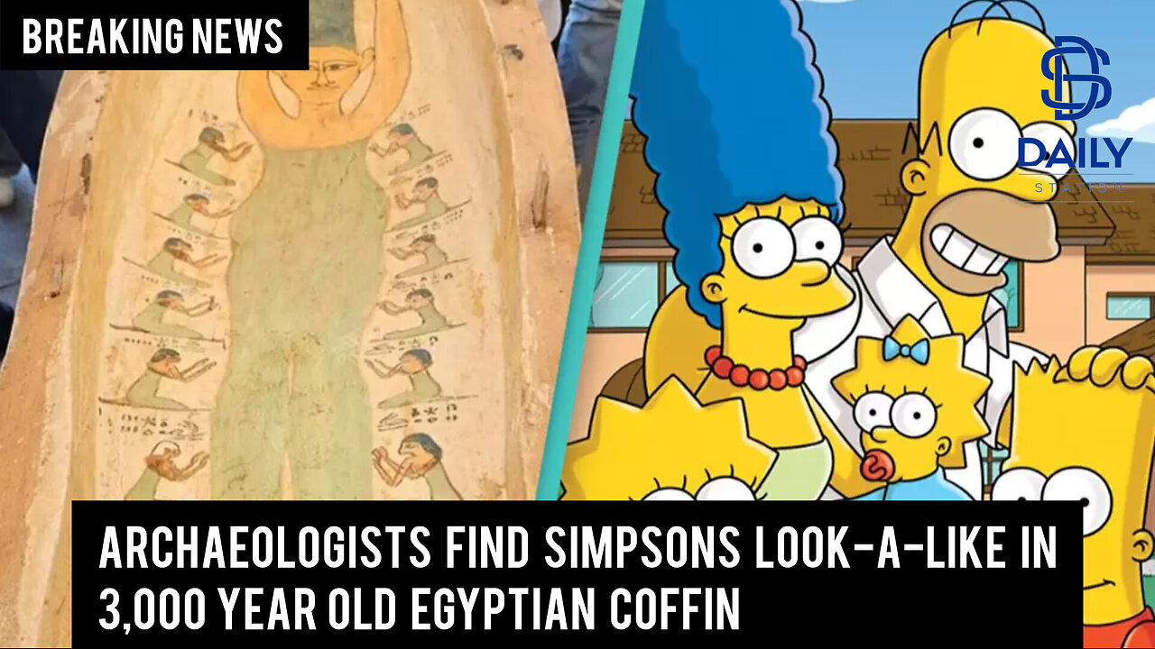 Archaeologists find Simpsons look-a-like in 3,000-year-old Egyptian coffin|Breaking|