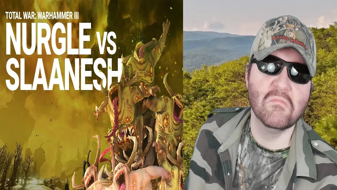 Nurgle vs Slaanesh Gameplay Battle - Total War: Warhammer III REACTION!!! (BBT)