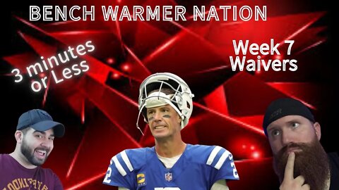 Week 7 Waiver Wire