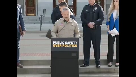 LISTEN TO THIS‼️ California Sheriff Is Not Afraid To Speak The Truth - Bravo!