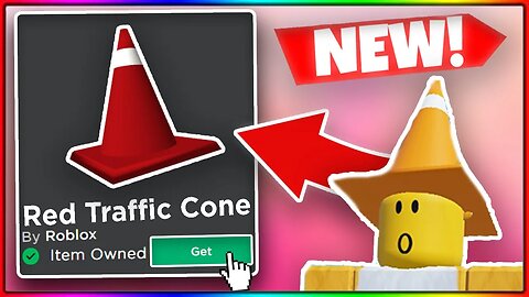 (💎CODE!) How To Get The Red Traffic Cone On Roblox!