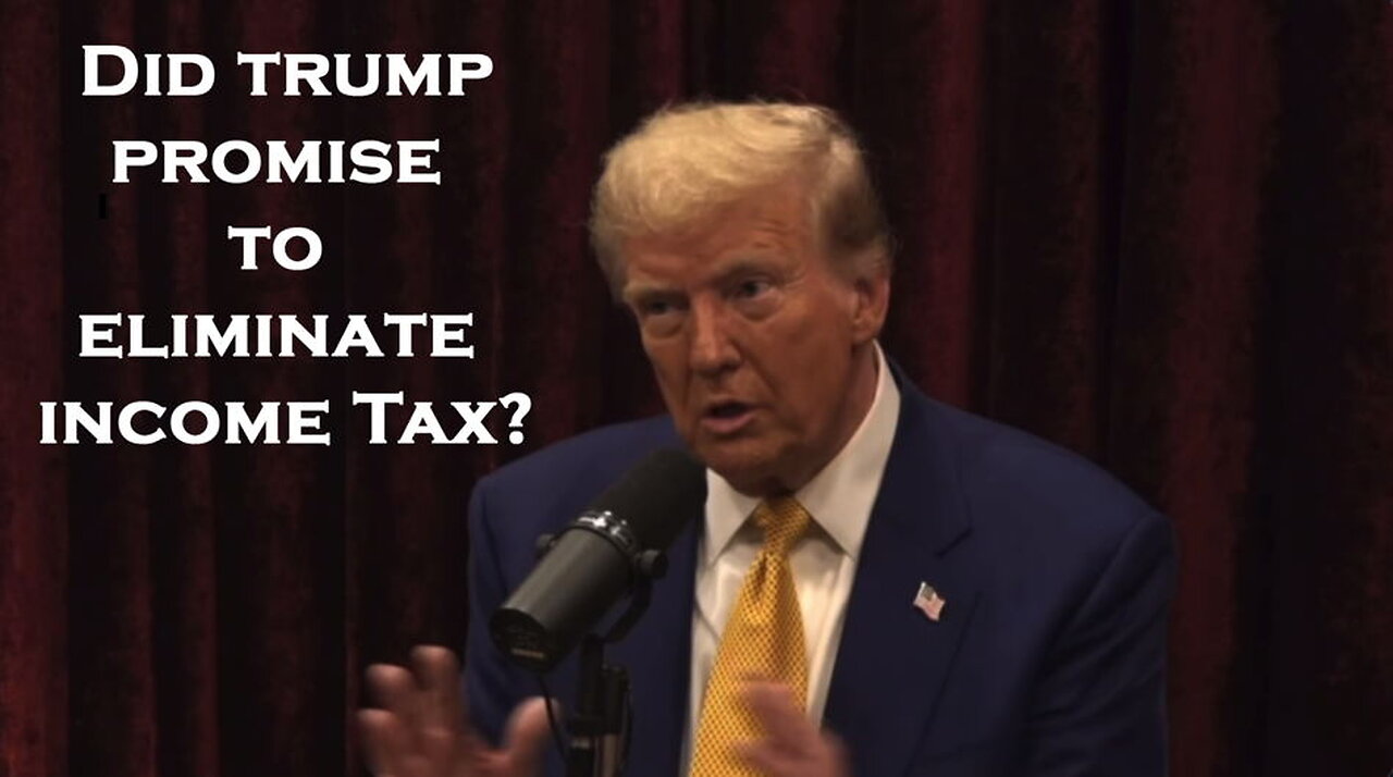 Trump’s Bold Proposal: Eliminate Federal Income Taxes… For Everyone! (Ep. #0086)