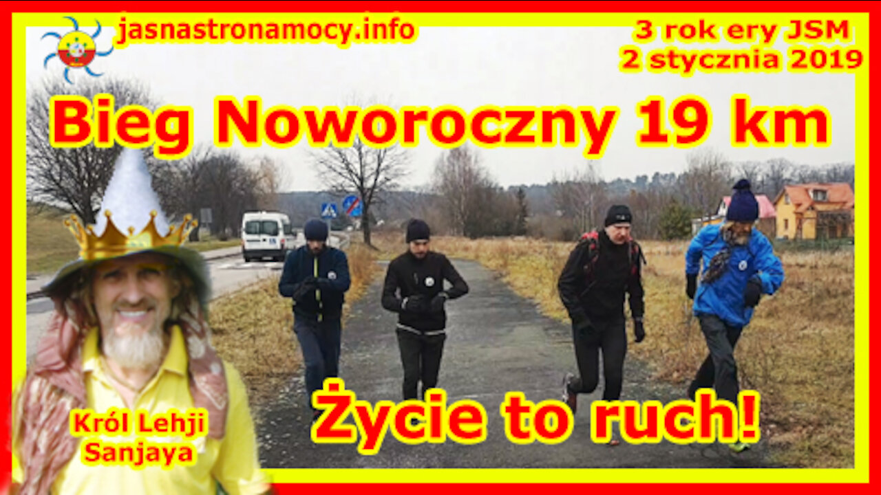 Bieg Noworoczny 19 km - Życie to ruch! - 3 rok ery JSM